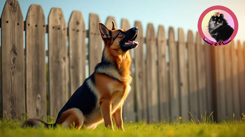 собака выла у забора