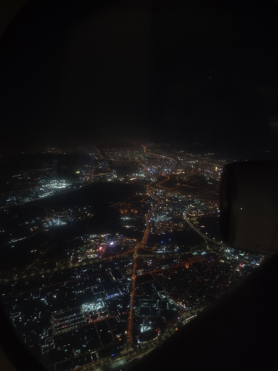 Далее была короткая пересадка в Дубае. 