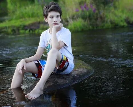 Марк Эйдельштейн в детстве. Фото из открытых источников 