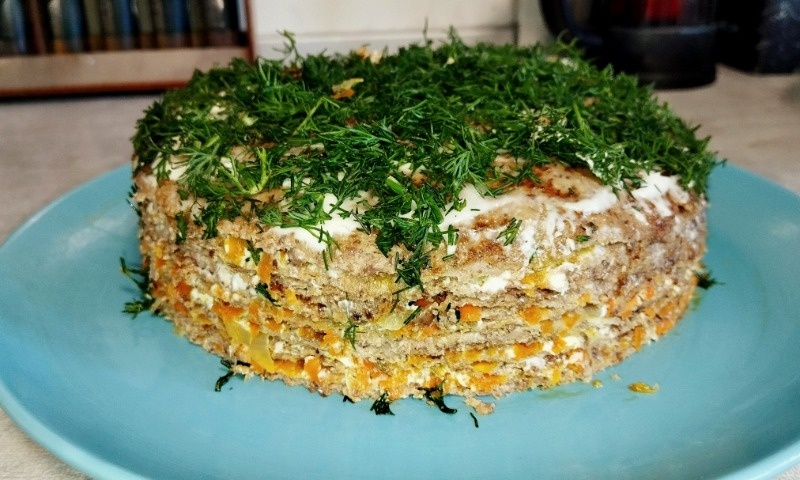 Печеночный торт на праздник