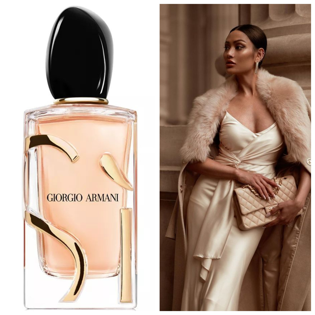 Верхняя нота: Лист черной смородины; средние ноты: Майская роза и Фрезия; базовые ноты: Ваниль, Пачули, Древесные ноты и Ambroxan