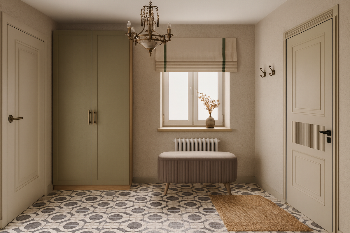 Визуализация прихожей - Дом с историей в г. Брянске