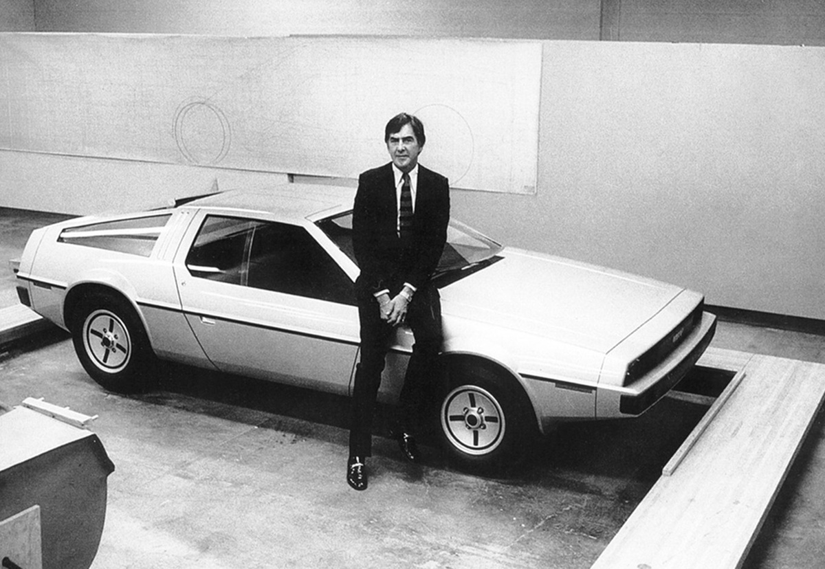 Джон Делориан и прототип DMC-12. Фото: autowp.ru