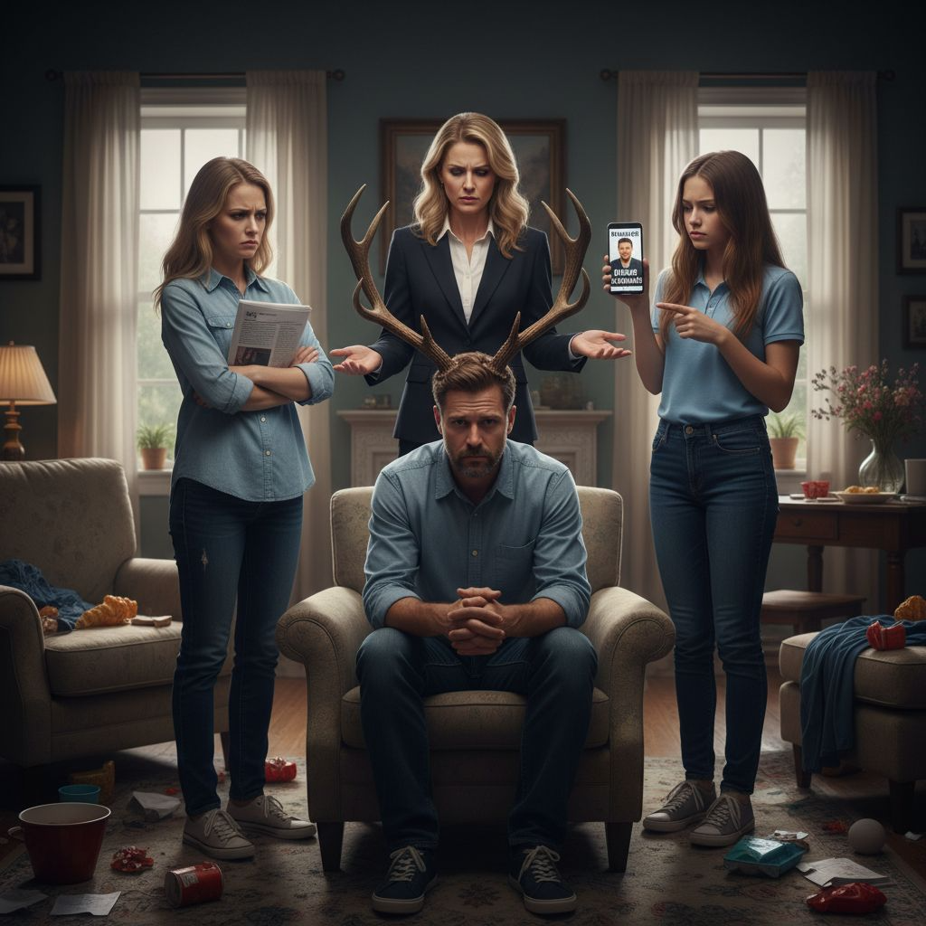 Современный мужчина при матриархате: загнобленный женой, начальницей, дочерью, обществом…