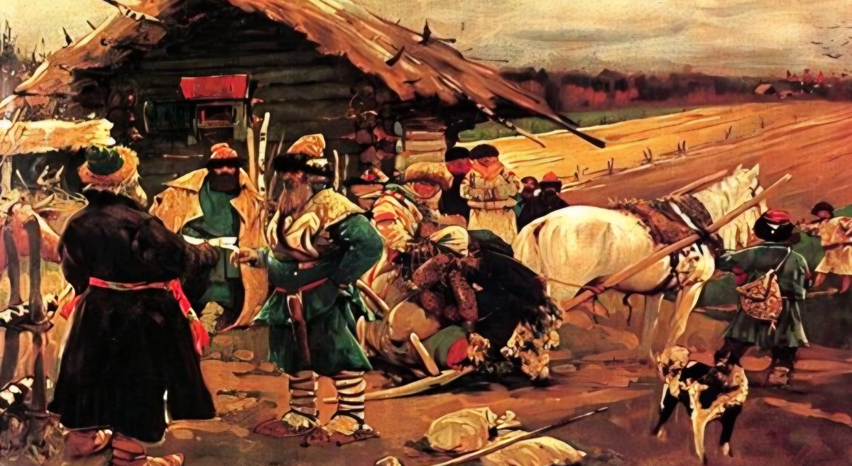 Юрьев день - день, когда за неделю ДО него и неделю ПОСЛЕ крестьяне могли переходить от одного помещика к другому.