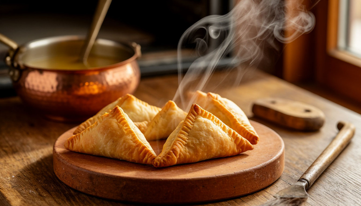 «Это не пирожок — это ‘треугольник выживания’. Дырочка в центре — не для красоты, а чтобы пар не разорвал тесто в печи»