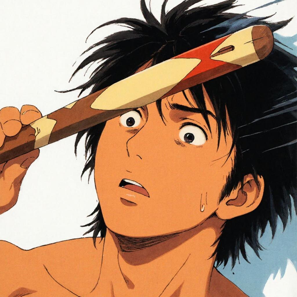 Я хотела нарисовать бумеранг, прилетающий в лоб. Это лучшее, что у меня вышло🤣