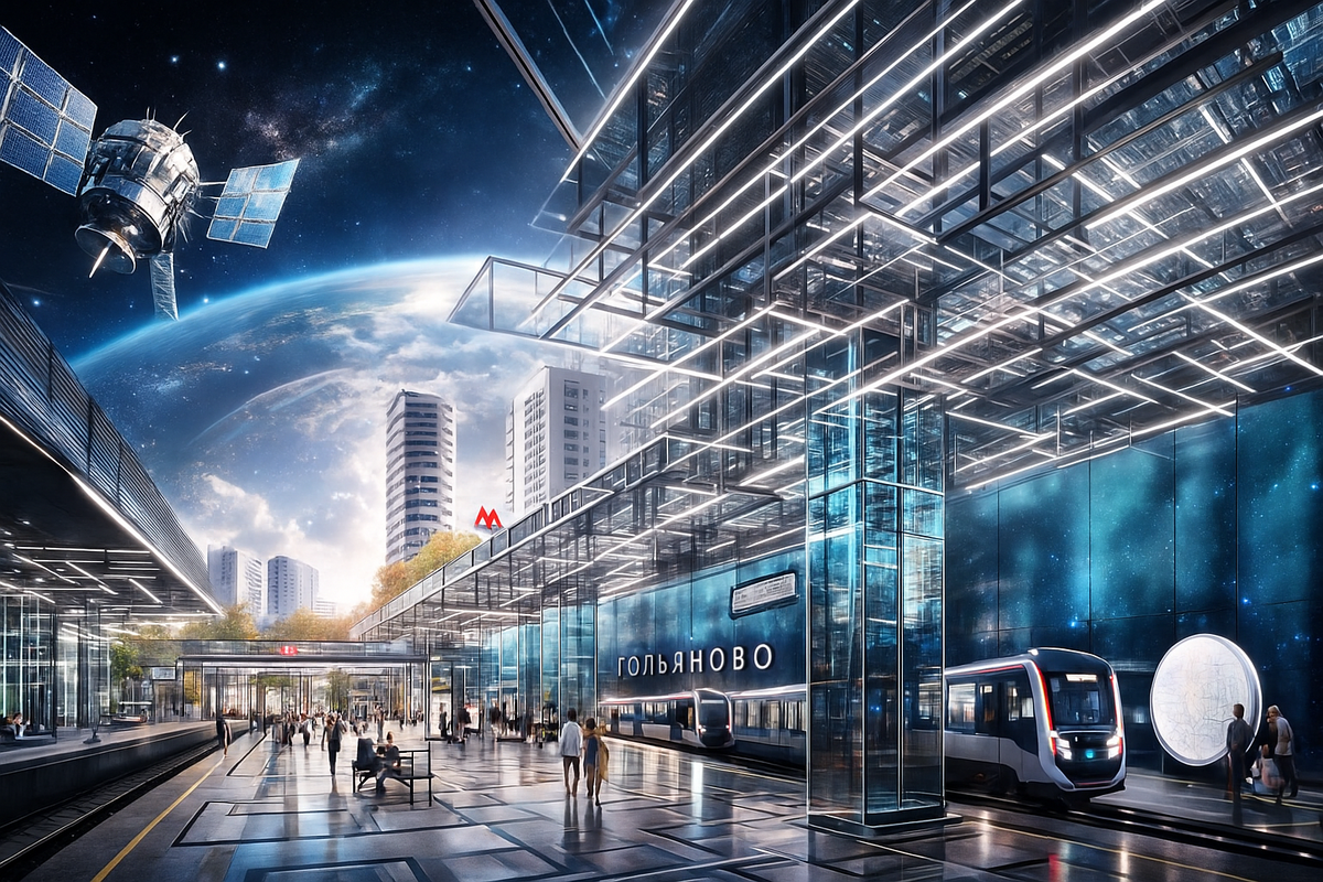 Художественный нейро-арт коллаж