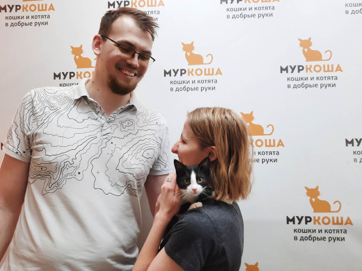 Розовоносый Усёнок покорил добрых людей.