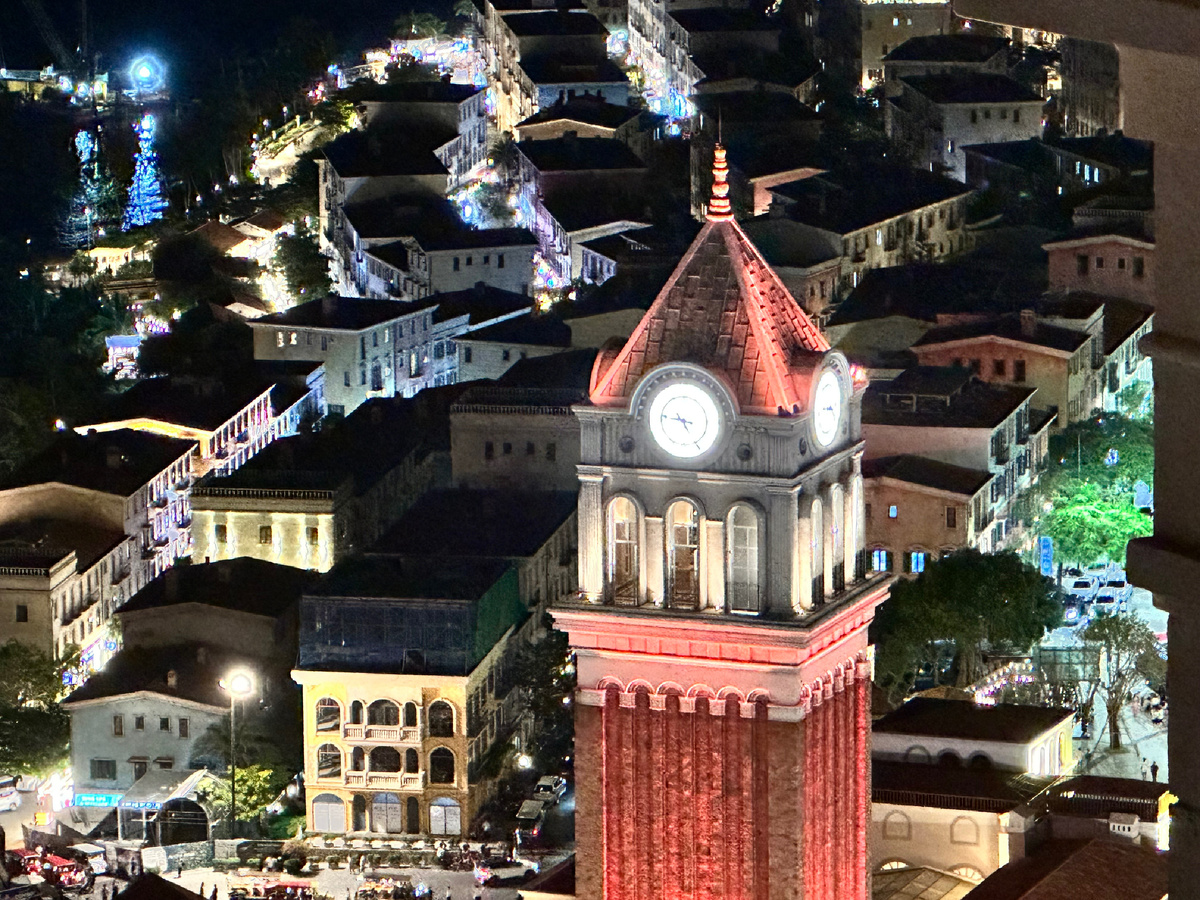 Красивый Sunset Town.