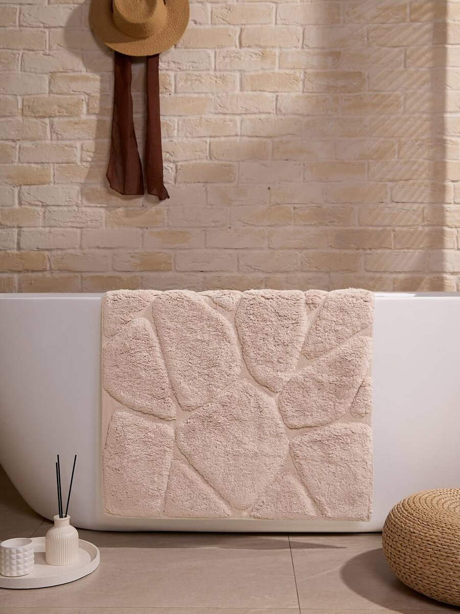 Коврик из 100% хлопка от “SANPA HOME”, дизайн “Пьер”.