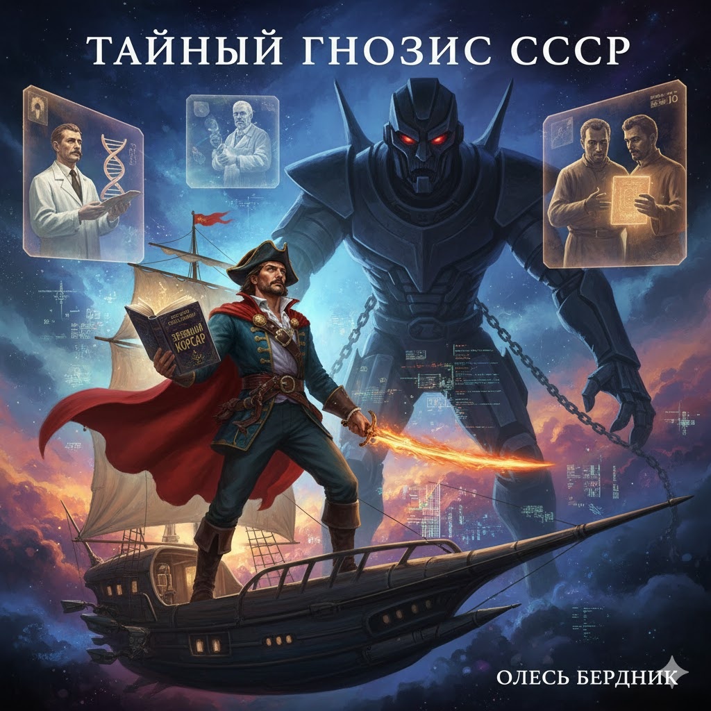 Иллюстрация "Тайный гнозис СССР" создана сетью Джемини