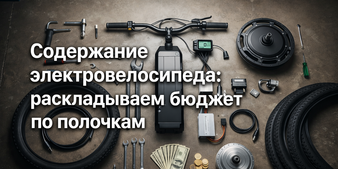 Содержание электровелосипеда: раскладываем бюджет по полочкам