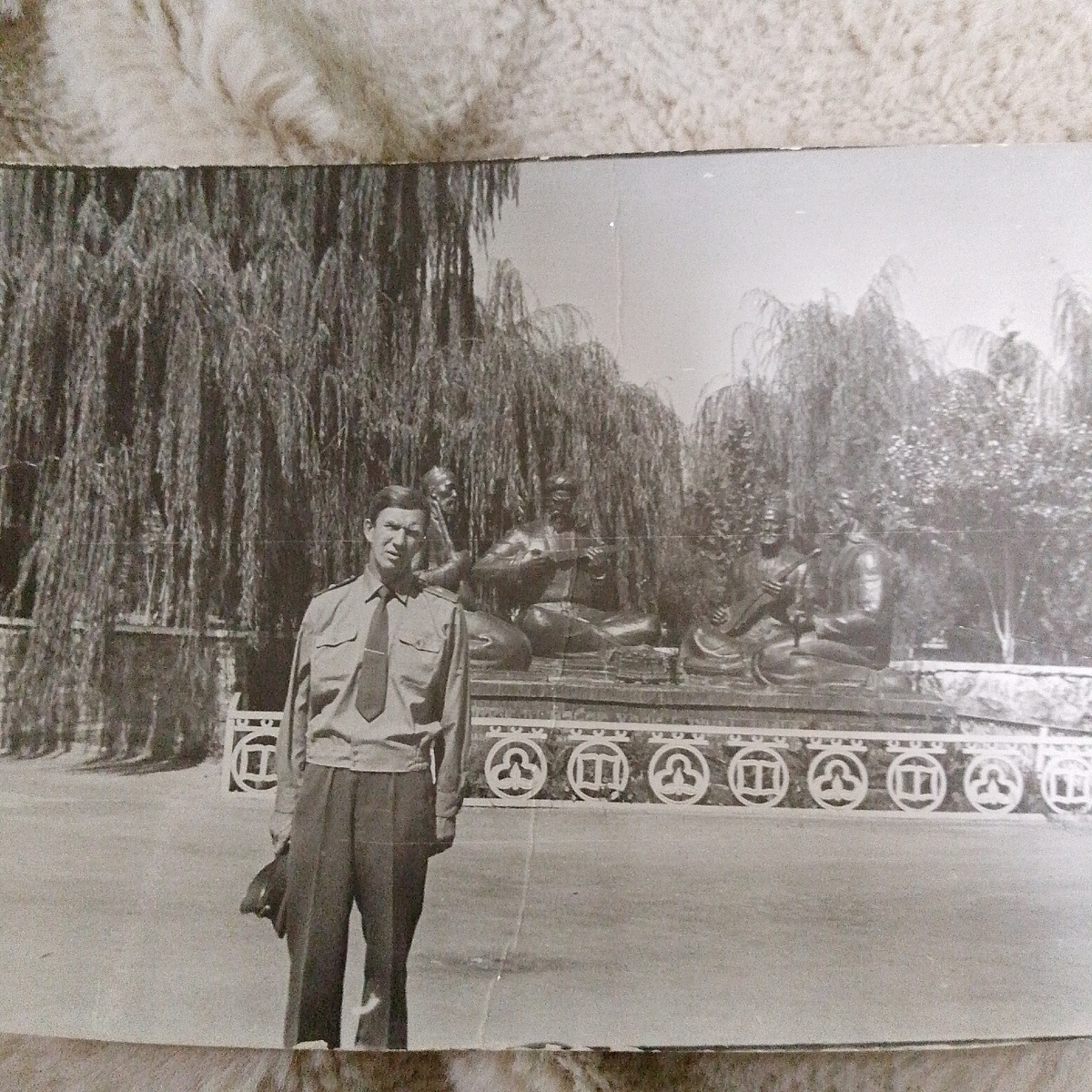 Папа в командировке в Узбекистане, Самарканд.