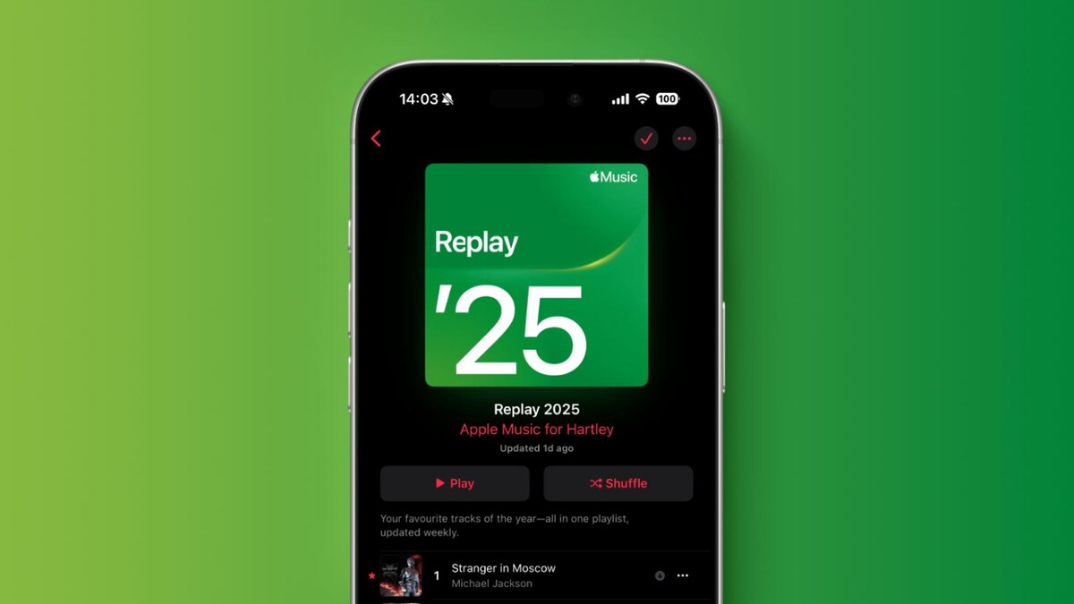    Apple Music Replay 2025 уже доступен на Айфоне. Фото: macrumors.com