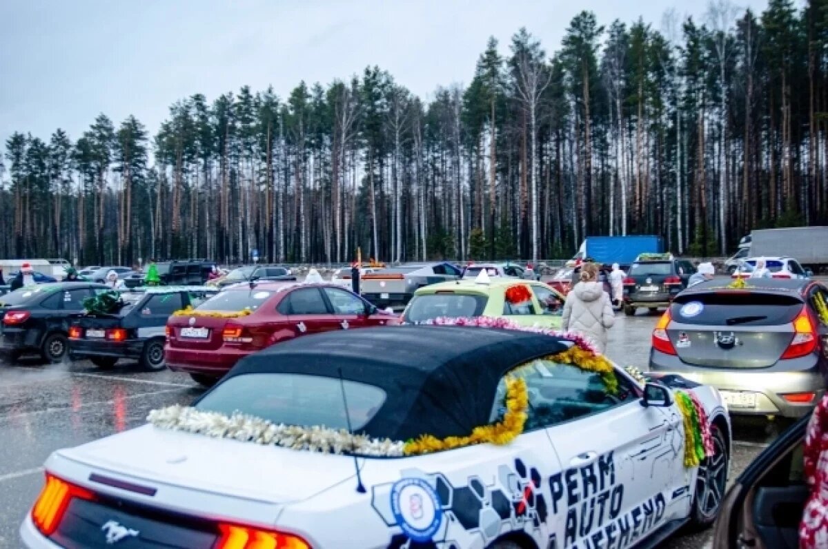    В Перми состоялся автопарад «Дедморозим»