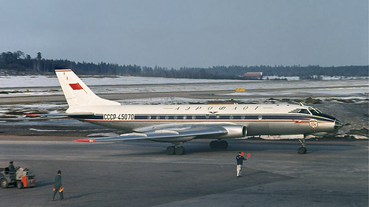 Ту-124 аналогичный приводнившемуся