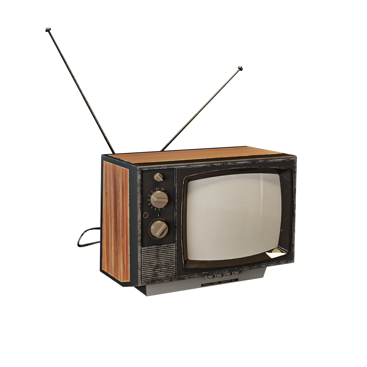 Однажды снимал квартиру и там был именно такой тв)))