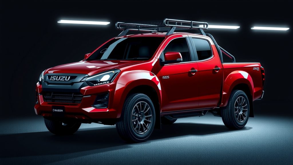    Как Isuzu D-Max 1.9 D 2025 японский рабочий пикап справляется с грузом?