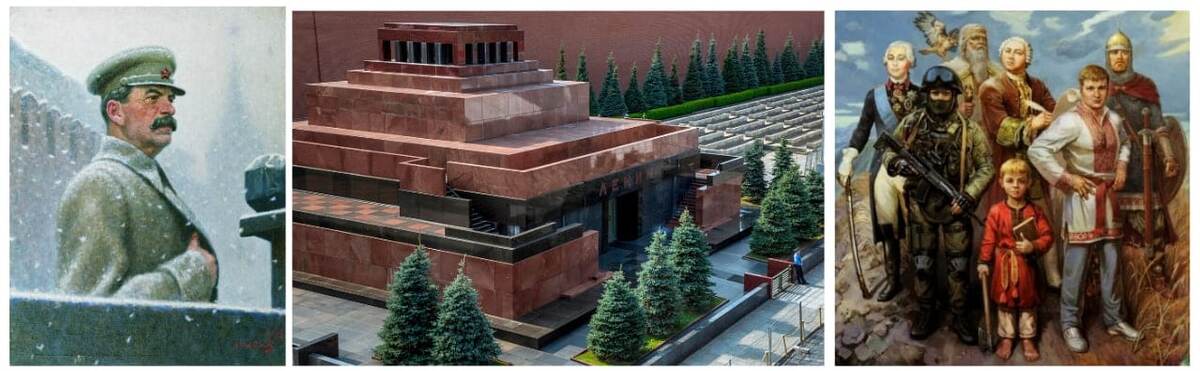 гранитная твердь трибуны мавзолея ждет Отца нации новой эпохи