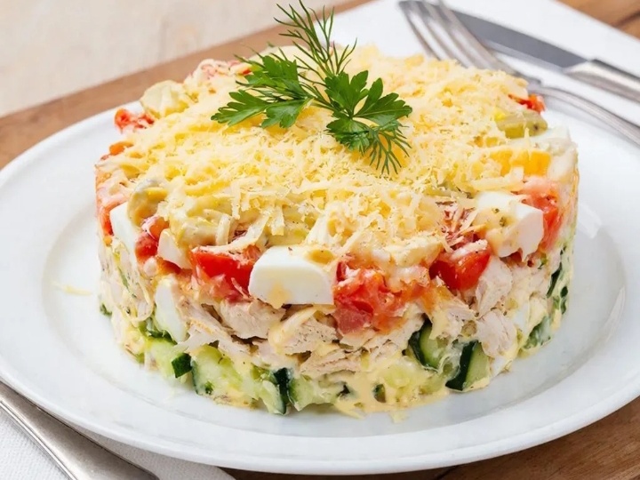 Рецепт салата "Отличный"