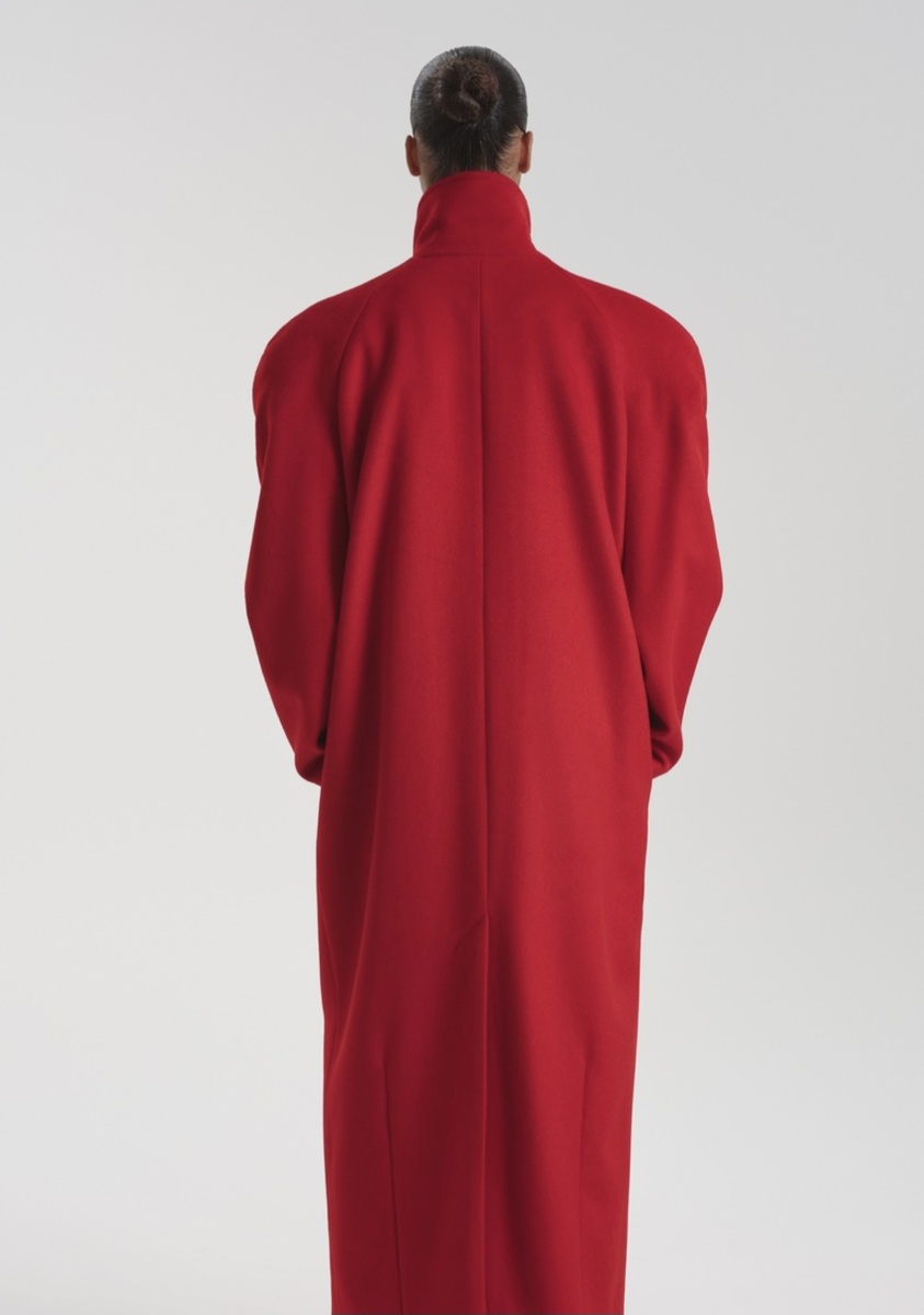 Пальто кокон с рукавом реглан | PREMIUM LINE