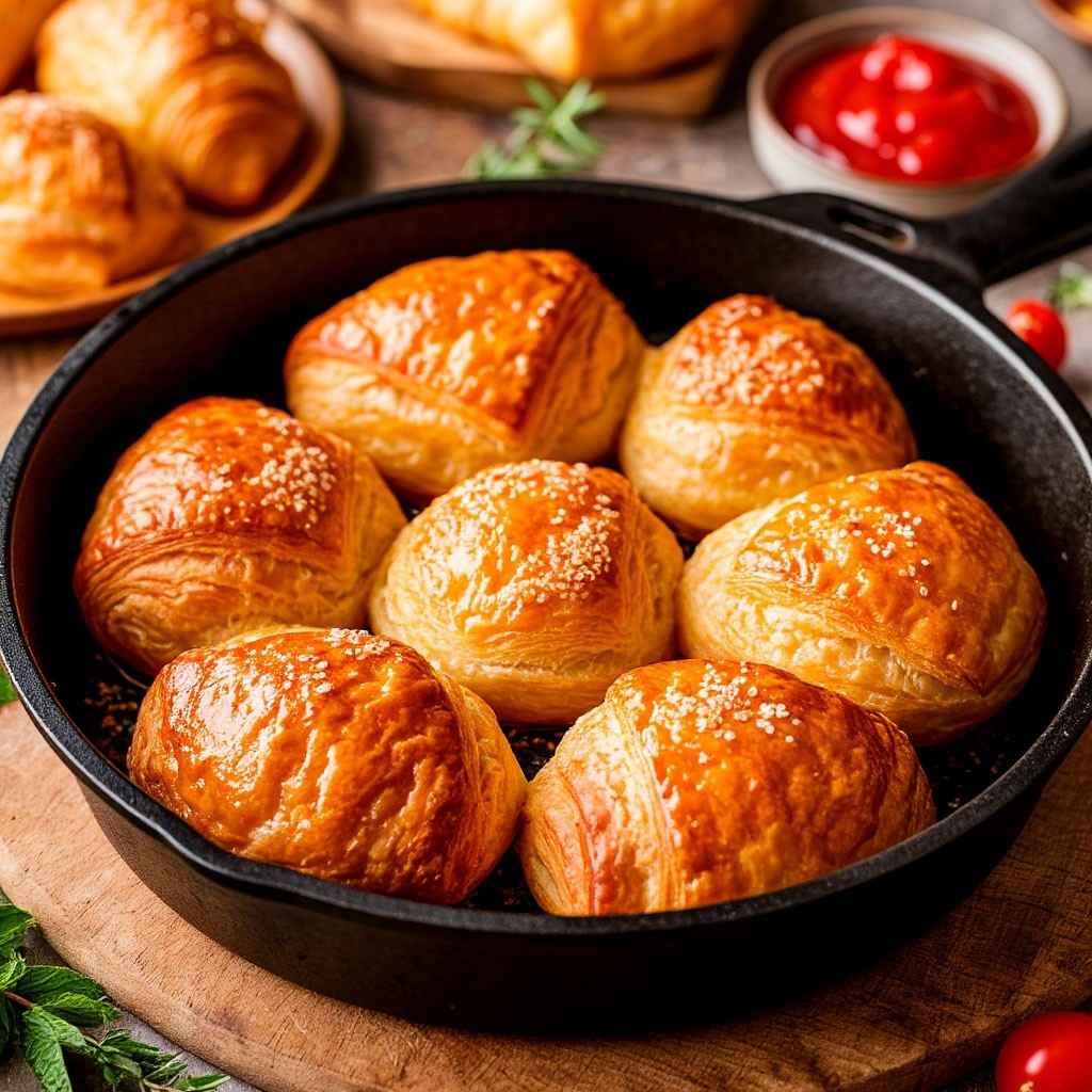 Сочни на сковороде