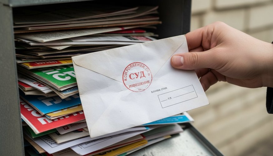 уезжая, забрал всю почту из ящика отца