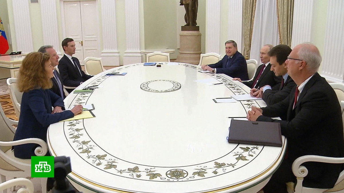    Путин проводит встречу по Украине с Уиткоффом и Кушнером