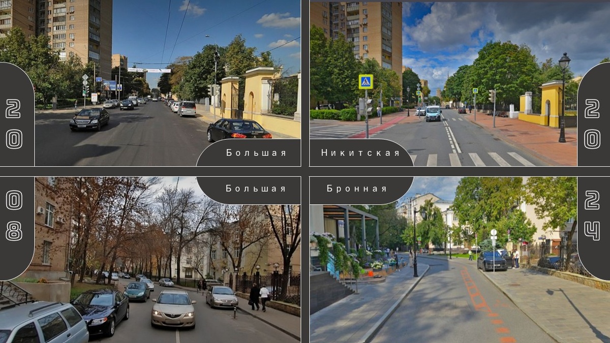 📸 Центральные московские улицы раньше и сейчас