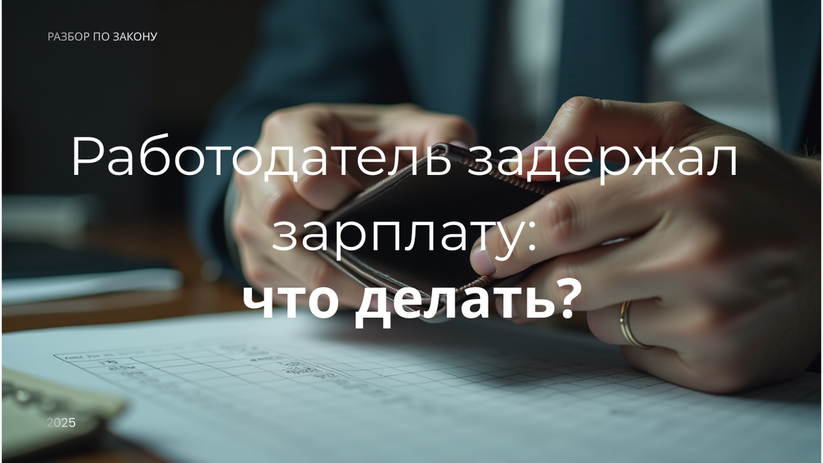 Разбираем, как действовать, если зарплату не выдают вовремя: ваши права, штрафы для работодателя, сроки и готовая инструкция.