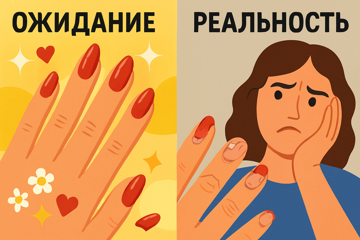 Прошло 3 дня после премиум-маникюра — и ногти как будто делала сама в темноте. Салон умывает руки, мастер молчит, деньги списаны. Что говорит закон, и как вернуть 5500 рублей обратно через претензию — подробная инструкция