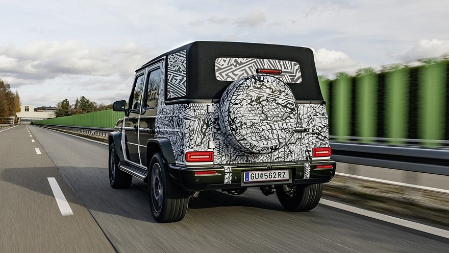    На фото: прототип Mercedes-Benz G-Class Cabriolet
