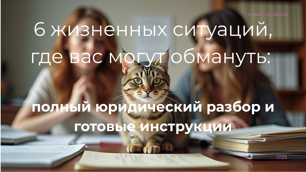 Соседские камеры, мошенники, задержка зарплаты, отключение света, покупка с рук, аренда квартиры — разбираем, как защитить себя по закону.
