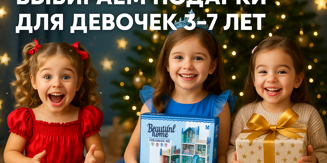 ТОП-10 новогодних подарков для девочек 3–7 лет