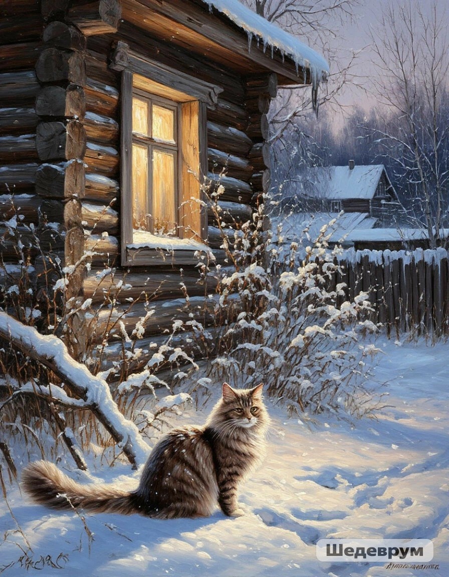 Арт создан в нейросети Шедеврум