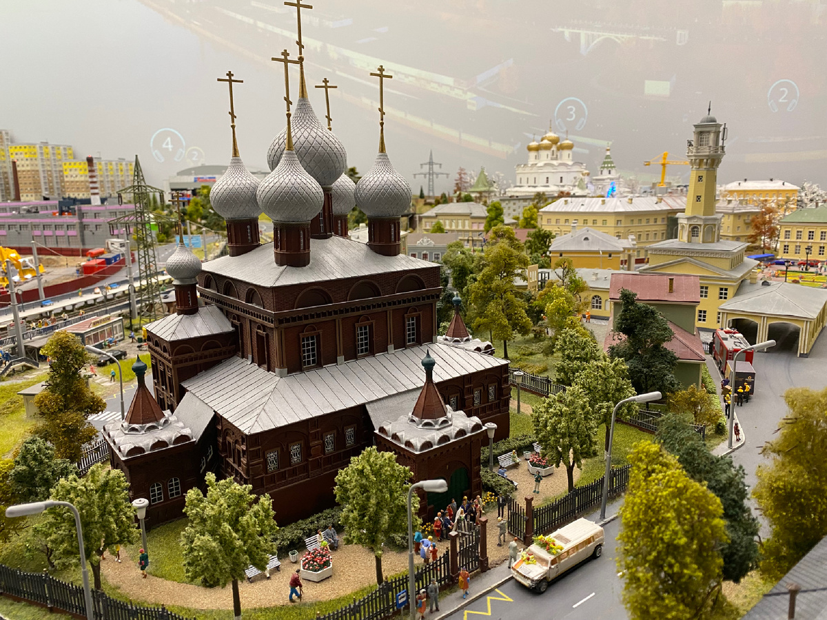 Детали макета «Золотое кольцо»