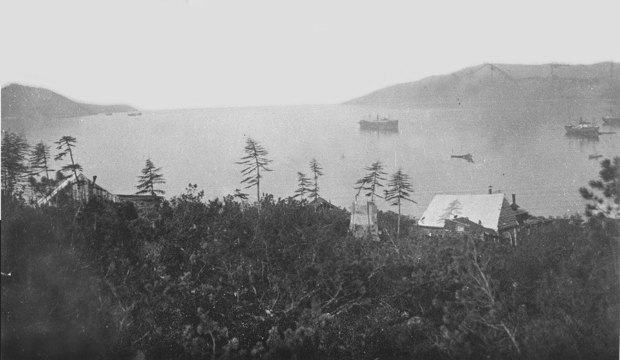 Бухта Нагаева. 30-е годы. / Фото: kolymastory.ru