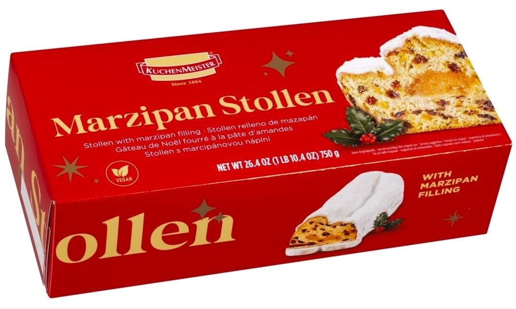 Штоллен с марципаном.