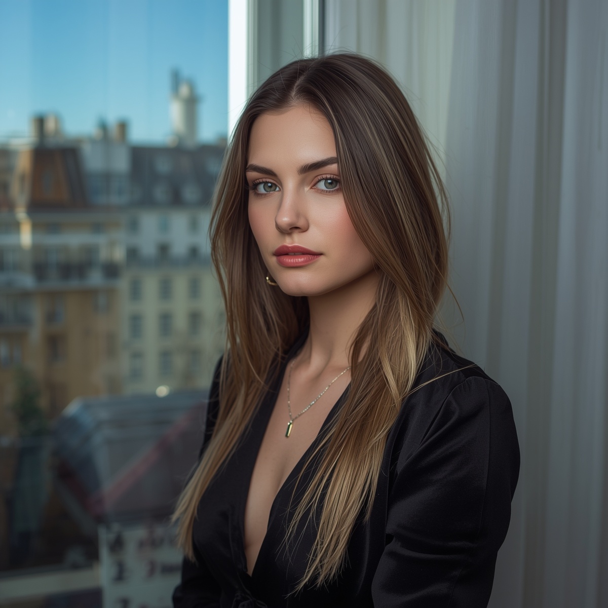 Она стояла рядом с мужчиной в дорогом пальто цвета мокрого графита.