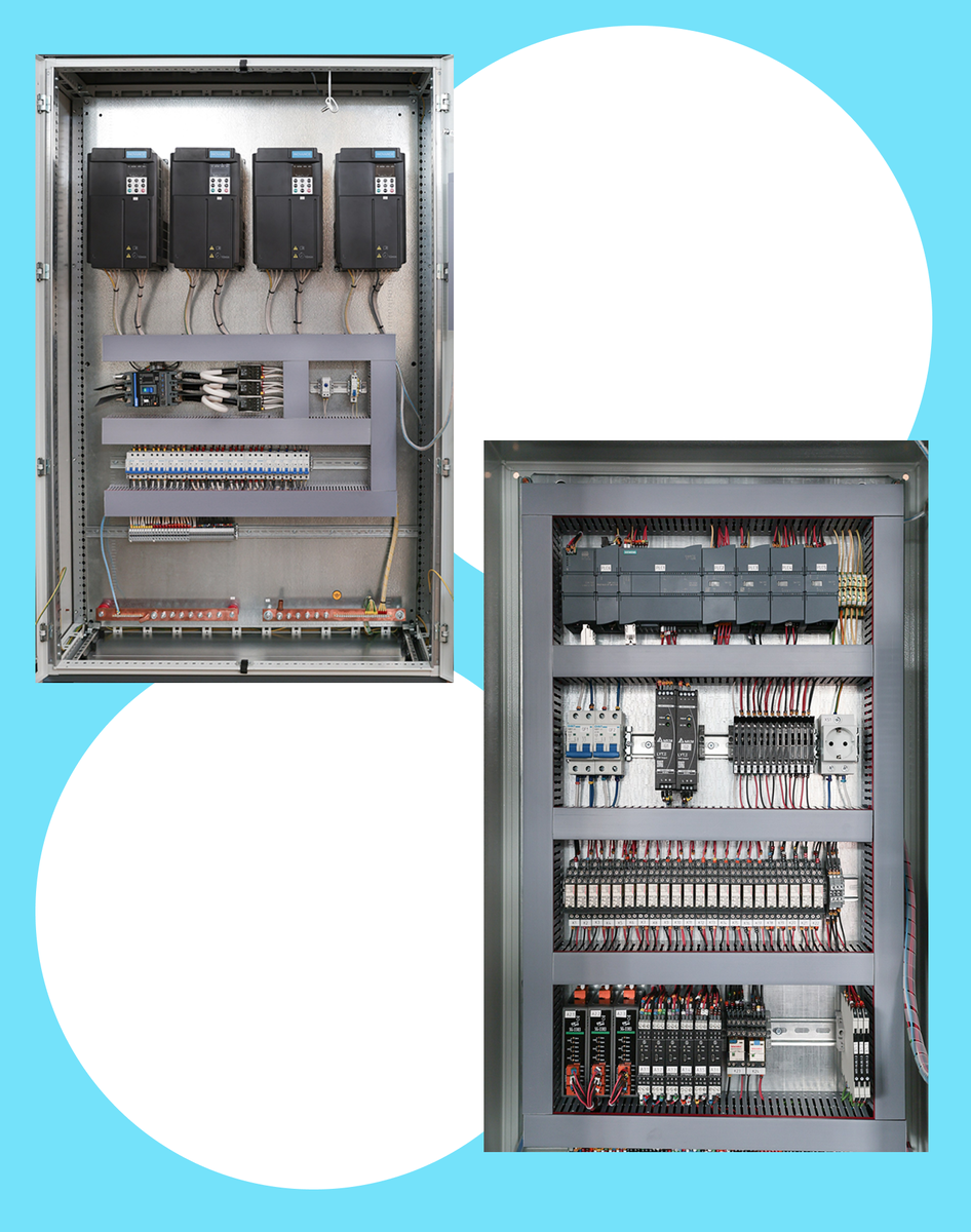 Шкаф управления Rubicon-Vent-Pro-S1200 (Fr) внутри