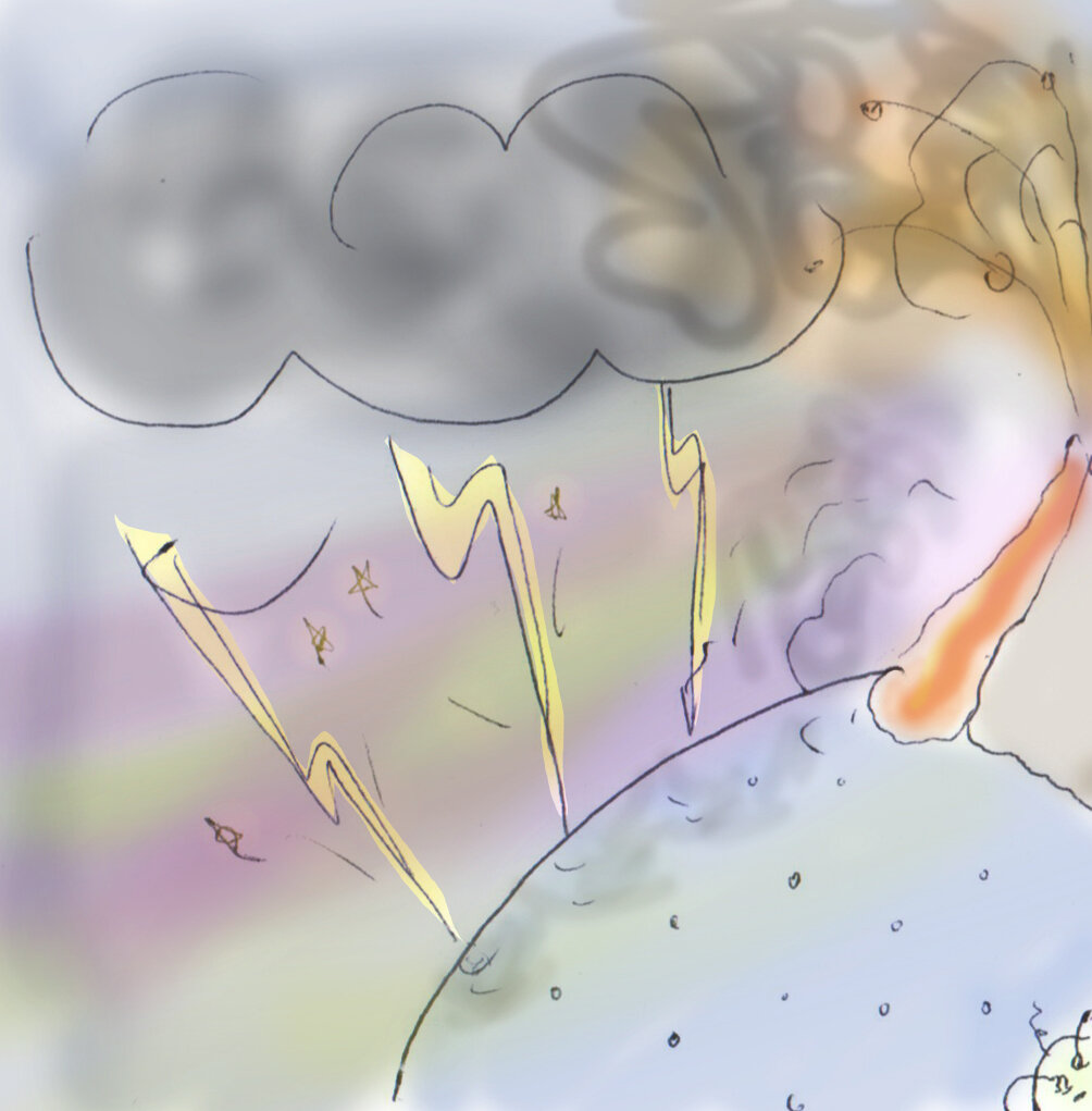 В те далёких эры погодка на Земле была ещё та!