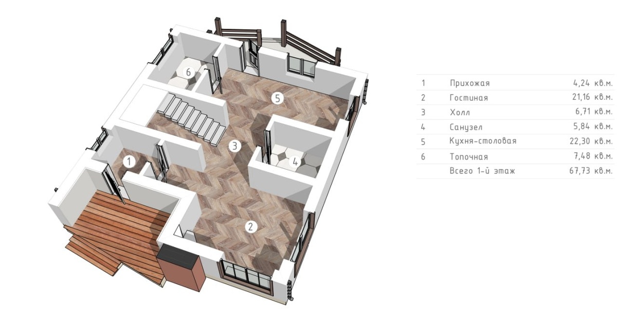 План 1 этажа коттеджа Мюнхен  #новый дом #проект дома #архитектура #артгелика