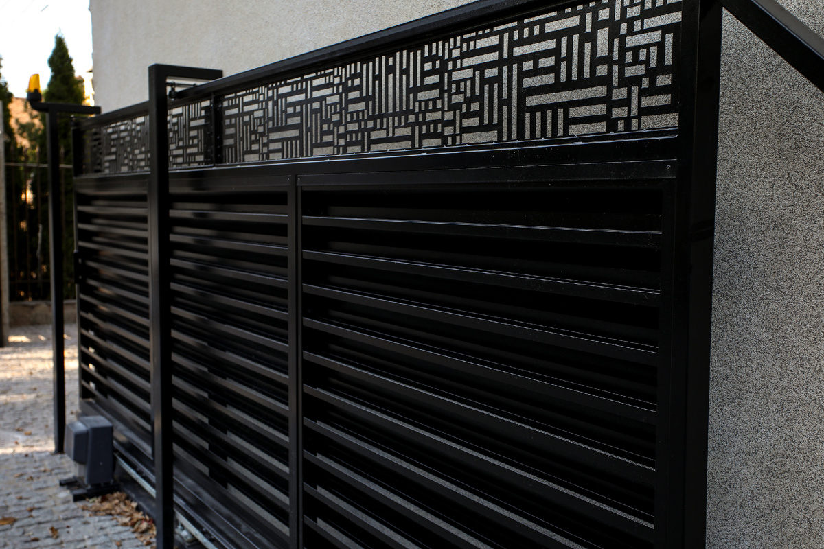 Ворота с лазерной резкой