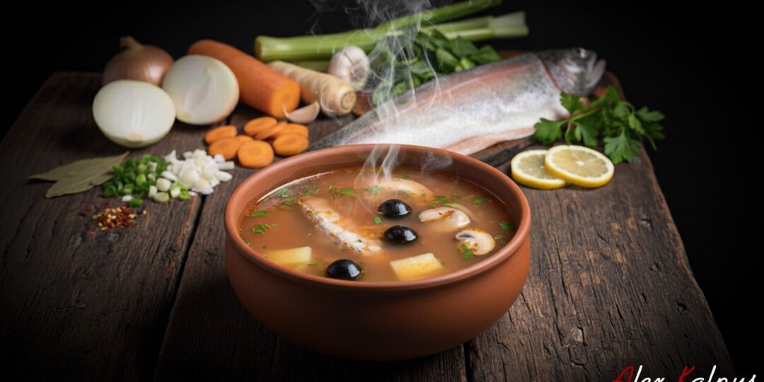 Грузинский рыбный суп: светлый бульон, кусочки рыбы и особая грусть осеннего дня