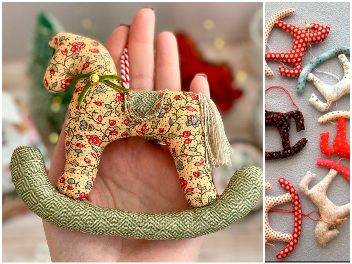 Лошадка из ткани своими руками. Фото из сети Интернет.