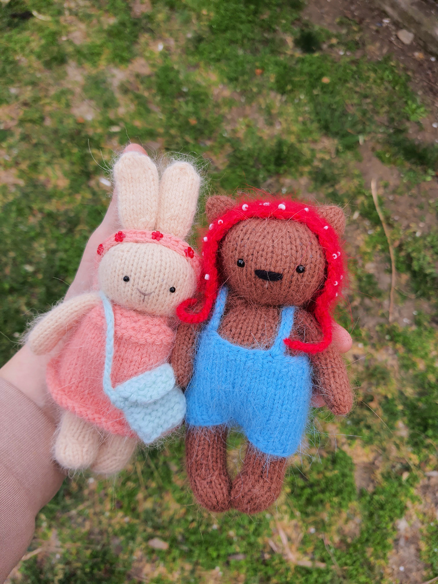 Вяжем игрушки спицами 