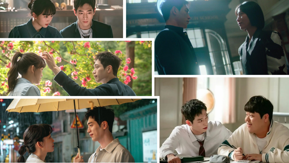 Коллаж создан автором этой статьи. В нем использованы кадры из дорамы "Под прикрытием в старшей школе" 2025 года.