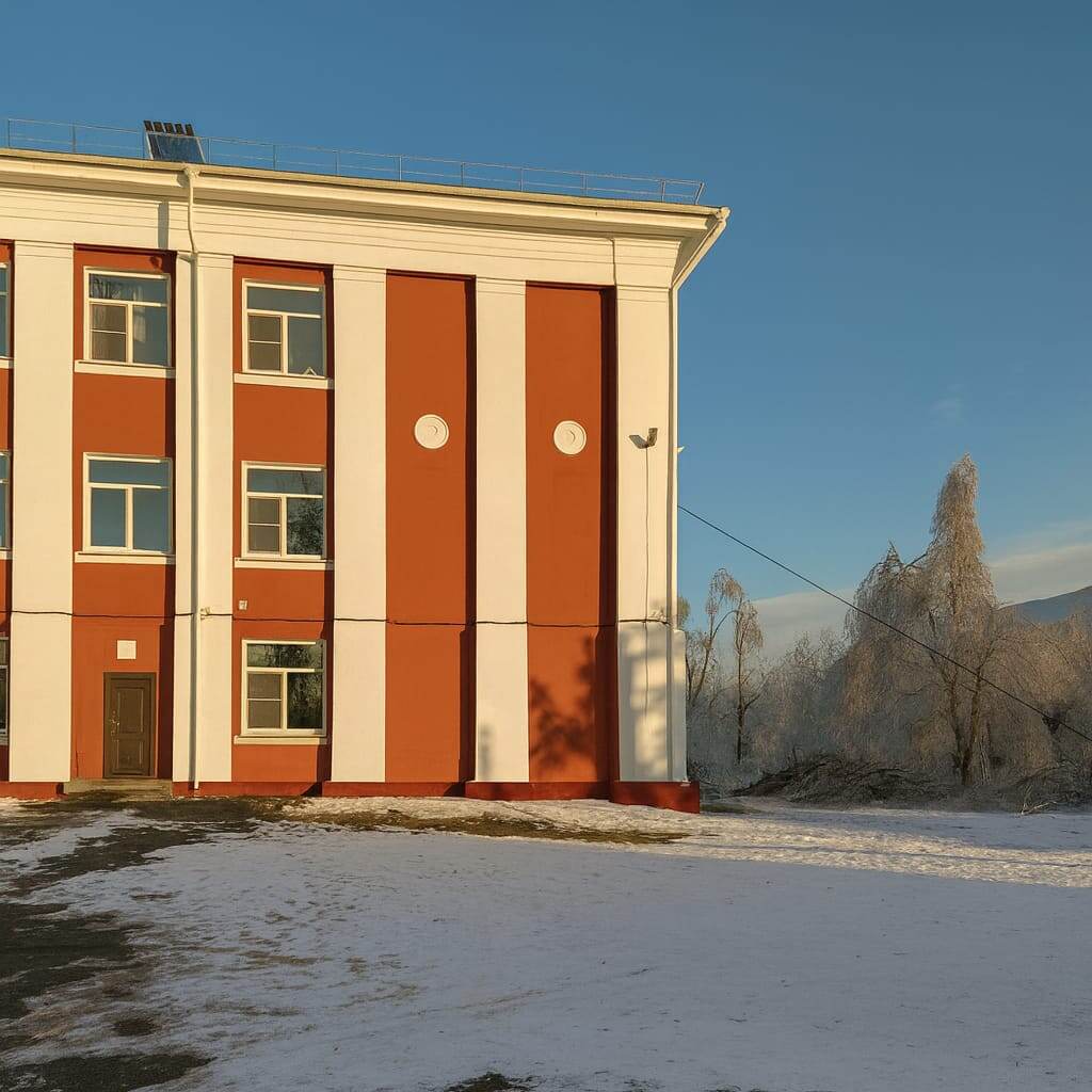 Изображение сгенерировано ИИ. Школа №1