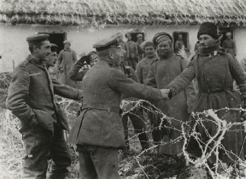 Братание русских и немецких солдат